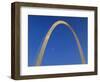 Gateway Arch at Dusk, Jefferson National Expansion Memorial, St. Louis, Missouri, USA-Scott T. Smith-Framed Photographic Print