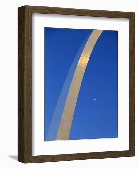 Gateway Arch at Dusk, Jefferson National Expansion Memorial, St. Louis, Missouri, USA-Scott T^ Smith-Framed Photographic Print