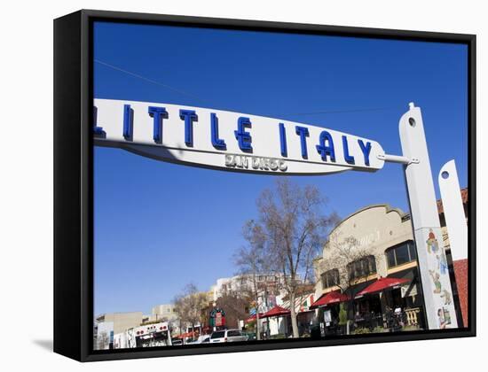 Gateway Arch in Little Italy, San Diego, California, United States of America, North America-Richard Cummins-Framed Stretched Canvas