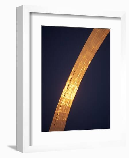 Gateway Arch, Jefferson National Expansion Memorial, St. Louis, Missouri, USA-Connie Ricca-Framed Photographic Print