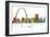 Gateway Arch St Loius Missouri Skyline MCLR 1-Marlene Watson-Framed Giclee Print