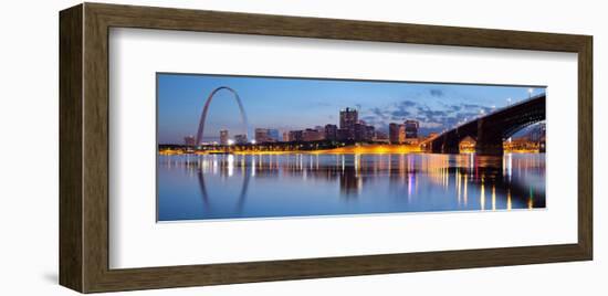 Gateway Arch & St.Louis Bridge-null-Framed Art Print