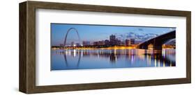 Gateway Arch & St.Louis Bridge-null-Framed Art Print