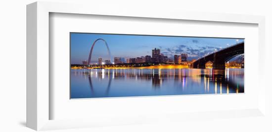 Gateway Arch & St.Louis Bridge-null-Framed Art Print