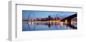 Gateway Arch & St.Louis Bridge-null-Framed Art Print