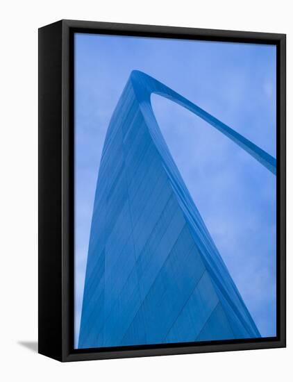 Gateway Arch, St. Louis, Missouri, USA-Walter Bibikow-Framed Stretched Canvas