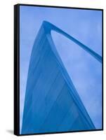 Gateway Arch, St. Louis, Missouri, USA-Walter Bibikow-Framed Stretched Canvas