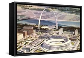 Gateway Arch, St. Louis, Missouri-null-Framed Stretched Canvas