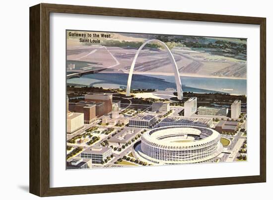 Gateway Arch, St. Louis, Missouri-null-Framed Art Print