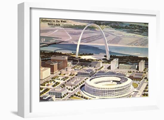 Gateway Arch, St. Louis, Missouri-null-Framed Art Print