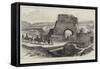 Gateway at Bala Murghab-William 'Crimea' Simpson-Framed Stretched Canvas