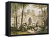 Gateway at Labnah-Frederick Catherwood-Framed Stretched Canvas
