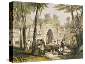 Gateway at Labnah-Frederick Catherwood-Stretched Canvas