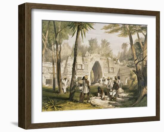 Gateway at Labnah-Frederick Catherwood-Framed Giclee Print