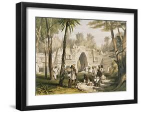 Gateway at Labnah-Frederick Catherwood-Framed Giclee Print