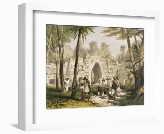 Gateway at Labnah-Frederick Catherwood-Framed Giclee Print