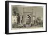 Gateway at Peshawur, Erected to the Memory of the Late Sir Herbert Edwardes, Kcsi-null-Framed Giclee Print