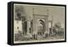 Gateway at Peshawur, Erected to the Memory of the Late Sir Herbert Edwardes, Kcsi-null-Framed Stretched Canvas