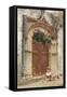 Gateway at Taormina-Alberto Pisa-Framed Stretched Canvas