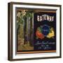 Gateway Brand - Lemon Cove, California - Citrus Crate Label-Lantern Press-Framed Art Print