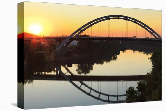 Gateway Bridge over the Cumberland River-Richard Cummins-Stretched Canvas