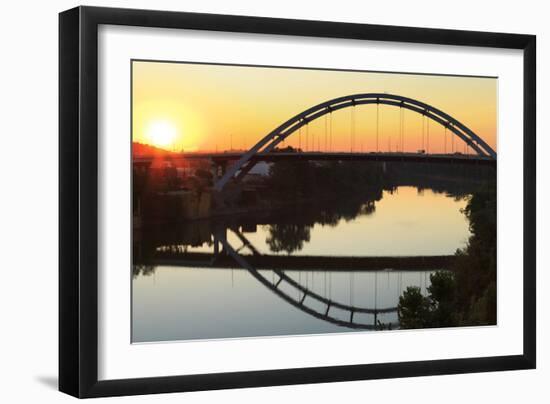 Gateway Bridge over the Cumberland River-Richard Cummins-Framed Photographic Print