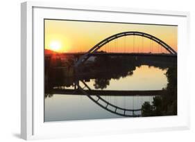 Gateway Bridge over the Cumberland River-Richard Cummins-Framed Photographic Print