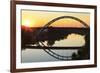 Gateway Bridge over the Cumberland River-Richard Cummins-Framed Photographic Print