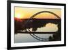 Gateway Bridge over the Cumberland River-Richard Cummins-Framed Photographic Print