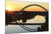 Gateway Bridge over the Cumberland River-Richard Cummins-Mounted Photographic Print