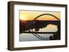 Gateway Bridge over the Cumberland River-Richard Cummins-Framed Photographic Print