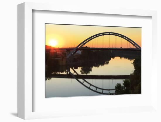 Gateway Bridge over the Cumberland River-Richard Cummins-Framed Photographic Print