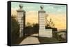 Gateway, Cliff Walk, Newport, Rhode Island-null-Framed Stretched Canvas