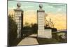 Gateway, Cliff Walk, Newport, Rhode Island-null-Mounted Art Print