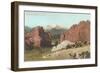 Gateway, Garden of the Gods, Colorado Springs-null-Framed Art Print