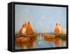 Gateway Harbor Park-Vahe Yeremyan-Framed Stretched Canvas
