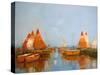 Gateway Harbor Park-Vahe Yeremyan-Stretched Canvas