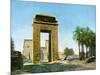 Gateway in Front of the Temple of Khonsu, Karnak, Egypt, 20th Century-null-Mounted Giclee Print