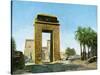 Gateway in Front of the Temple of Khonsu, Karnak, Egypt, 20th Century-null-Stretched Canvas