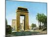 Gateway in Front of the Temple of Khonsu, Karnak, Egypt, 20th Century-null-Mounted Giclee Print