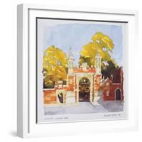 Gateway, Lincoln's Inn, 1993-Annabel Wilson-Framed Giclee Print