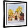 Gateway, Lincoln's Inn, 1993-Annabel Wilson-Framed Giclee Print