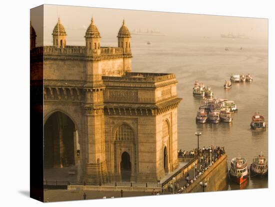 Gateway of India, Mumbai, India-Walter Bibikow-Stretched Canvas