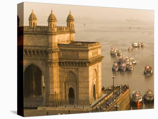 Gateway of India, Mumbai, India-Walter Bibikow-Stretched Canvas