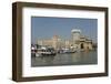 Gateway of India on the Dockside Beside the Taj Mahal Hotel, Mumbai, India, Asia-Tony Waltham-Framed Photographic Print