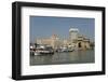 Gateway of India on the Dockside Beside the Taj Mahal Hotel, Mumbai, India, Asia-Tony Waltham-Framed Photographic Print