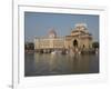 Gateway of India with Taj Mahal Palace and Tower Hotel in the background, Colaba, Mumbai, Mahara...-null-Framed Photographic Print