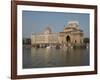 Gateway of India with Taj Mahal Palace and Tower Hotel in the background, Colaba, Mumbai, Mahara...-null-Framed Photographic Print