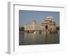 Gateway of India with Taj Mahal Palace and Tower Hotel in the background, Colaba, Mumbai, Mahara...-null-Framed Photographic Print
