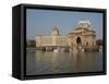 Gateway of India with Taj Mahal Palace and Tower Hotel in the background, Colaba, Mumbai, Mahara...-null-Framed Stretched Canvas